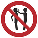 no fighting logo